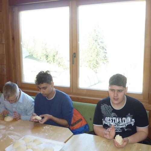 Beim Backen