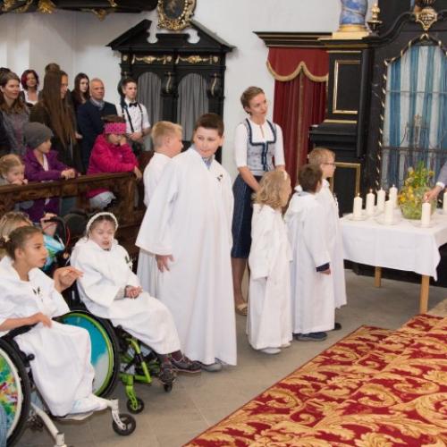 In der Kirche