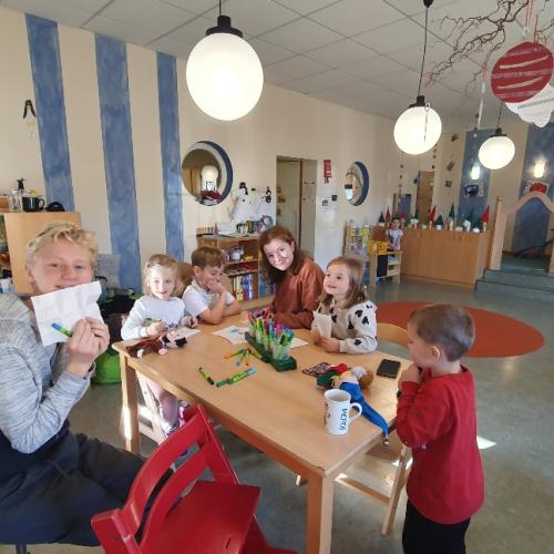 Im Gruppenraum