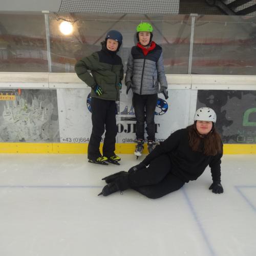 Eislaufen mit der Outdoorgruppe