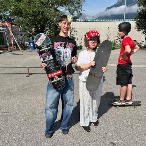 Mit den Boards