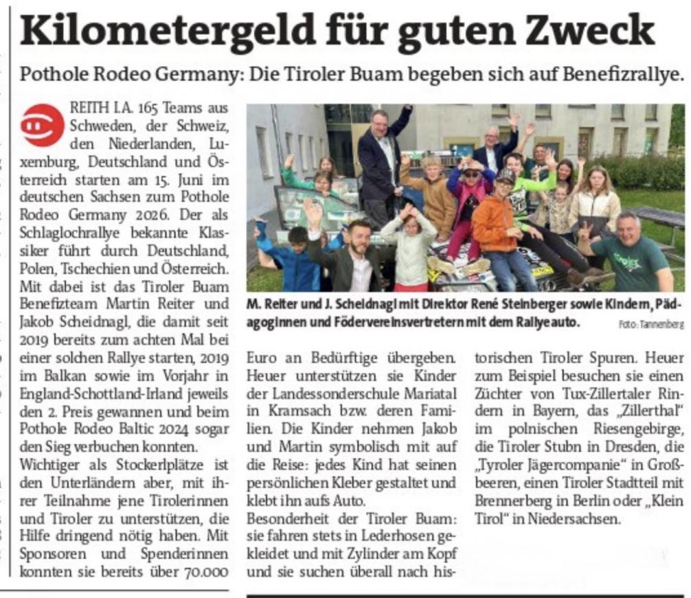 Bericht Bezirksblatt