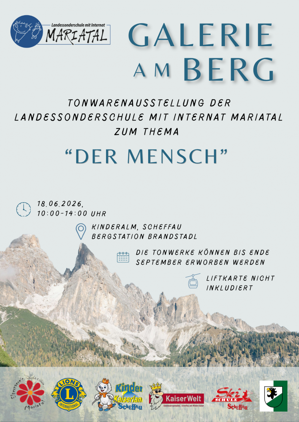 Plakat Galerie am Berg