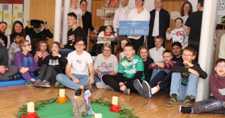 Spendenübergabe Firma Berger Logistik
