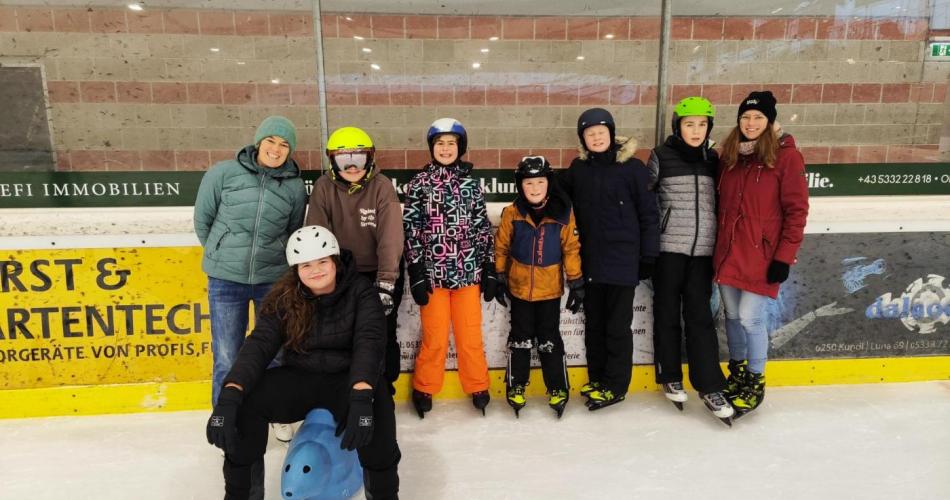 Eislaufen mit der Outdoorgruppe