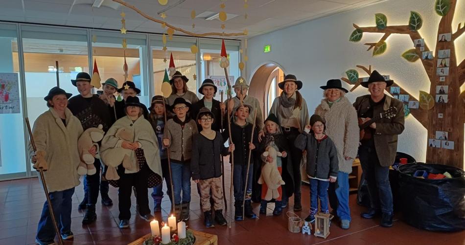 Anklöpfeln im Kindergarten Kramsach